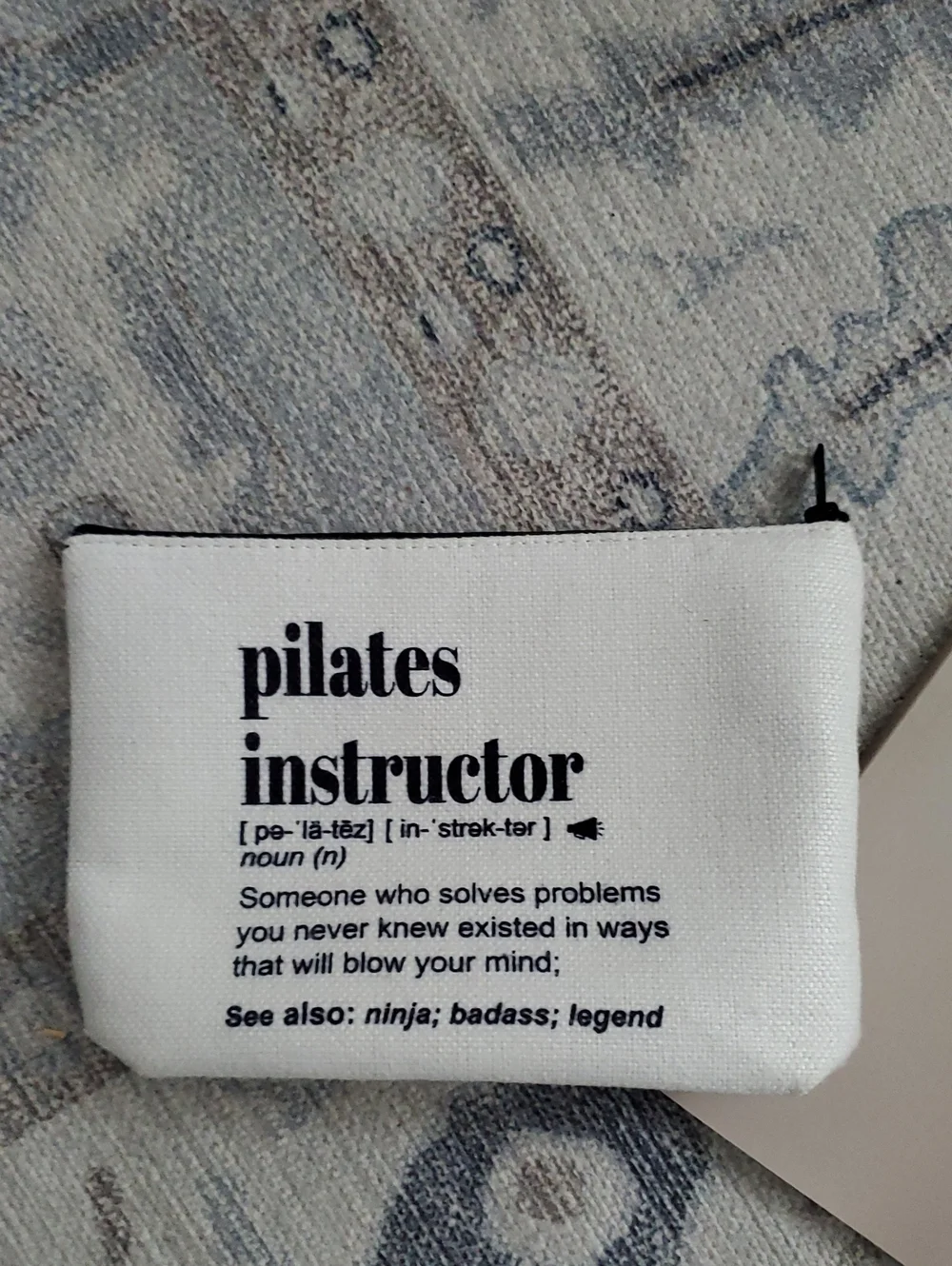 Pilates Instructor Gift Set Class Planner And Zip Pouch